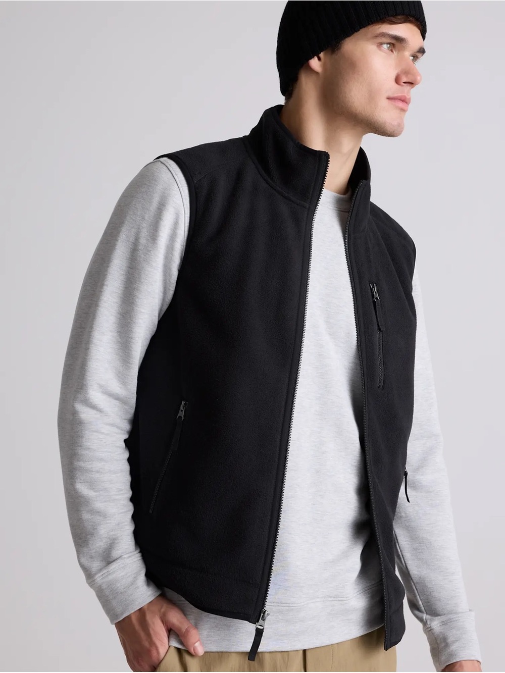 Quince Polar Fleece Full-Zip Vest Men’s